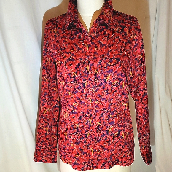 Coldwater Creek Tops - Coldwater Creek No Iron 100% Cotton Blouse